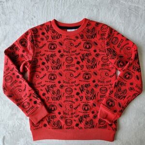Spiderman Sweatshirt Kids Medium 10 - 12 Years Boys Marvel Red School Spider Man